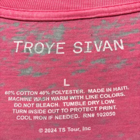 Troye Sivan Rush Something to Give Each Other Tour T-Shirt L - Picture 4 of 4